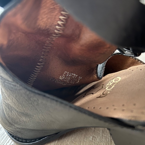 Jeffrey Campbell Everly Black Leather Cutout Ankle Booties - Picture 4 of 10